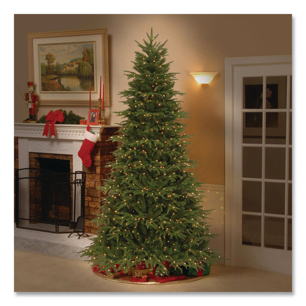 National Tree Company® Pre-Lit Northern Fraser Tree, 57" x 57" x 90", Green Tree, Green Tree Stand (NTTPENO430775) Each
