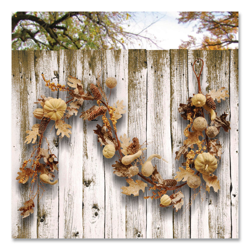 National Tree Company® Fall Garland, 72" Long, White (NTTRAHVG060669A) Each