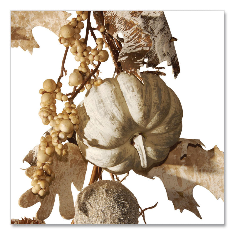 National Tree Company® Fall Garland, 72" Long, White (NTTRAHVG060669A) Each