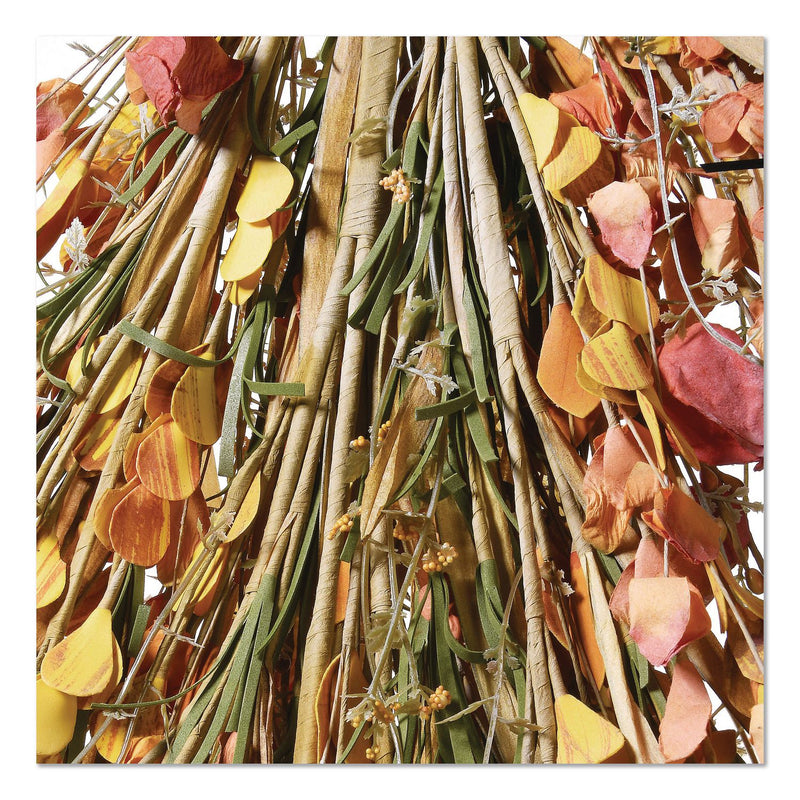 National Tree Company® Fall Teardrop Decoration, 16" x 30" x 2", Orange (NTTRAHVT170375N) Each