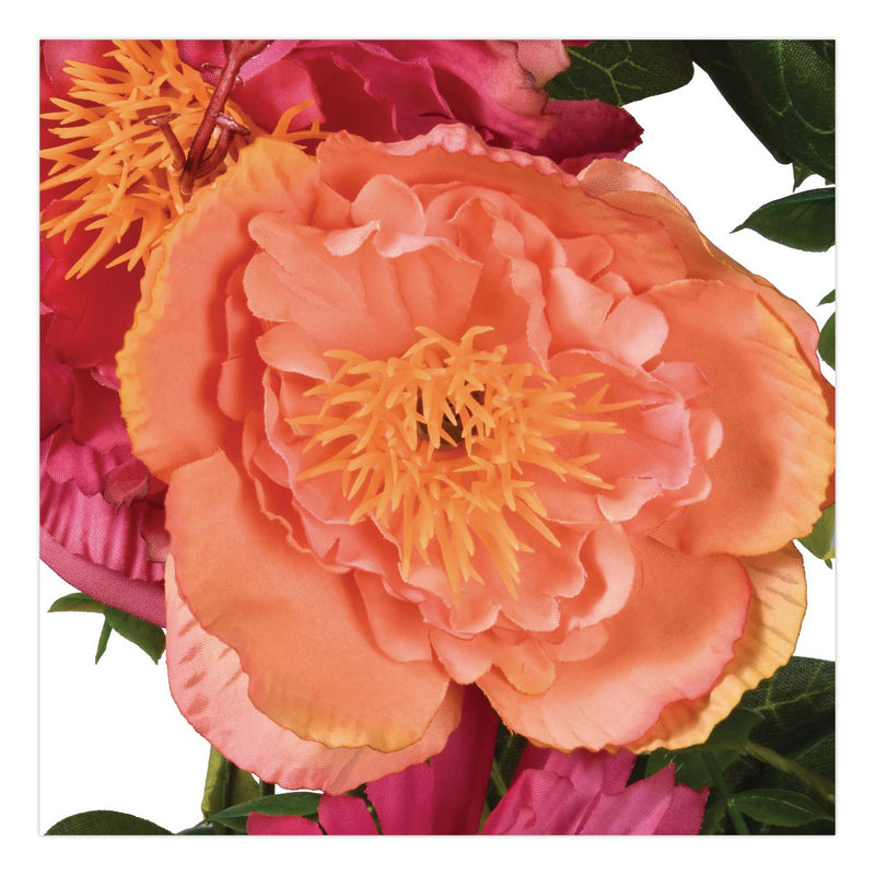 National Tree Company® Spring Flowers Mailbox Swag, 36" Long, Pink (NTTRAS20004MB1) Each