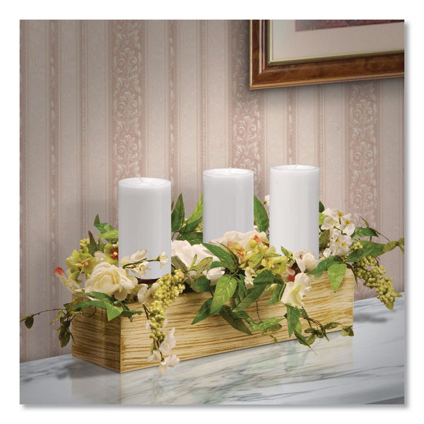 National Tree Company® Spring Candleholder Table Decoration, 9" x 22" x 9", Cream (NTTRASBE030146B) Each