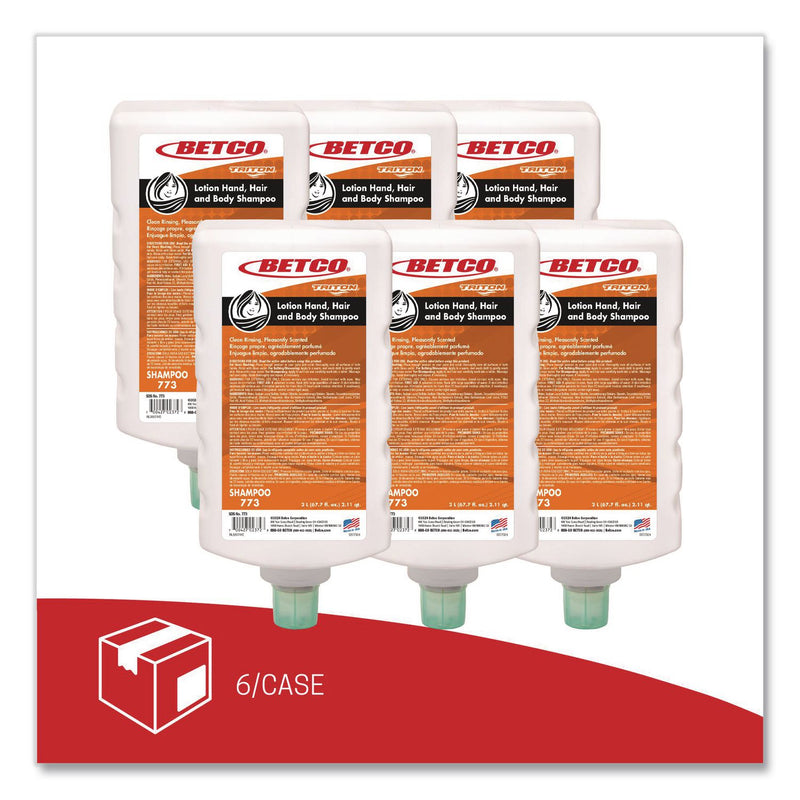 Betco® Lotion Hand, Hair and Body Shampoo, Mandarin Grapefruit Scent, 2 L Bottle, 6/Carton (BET7736200) Case of 6