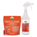 Diversey™ Disinfectant Cleaner, Marine Scent, 2.9 g Packets, 12 Packets/Bag with 1 qt Spray Bottle (DVO9321111) Each