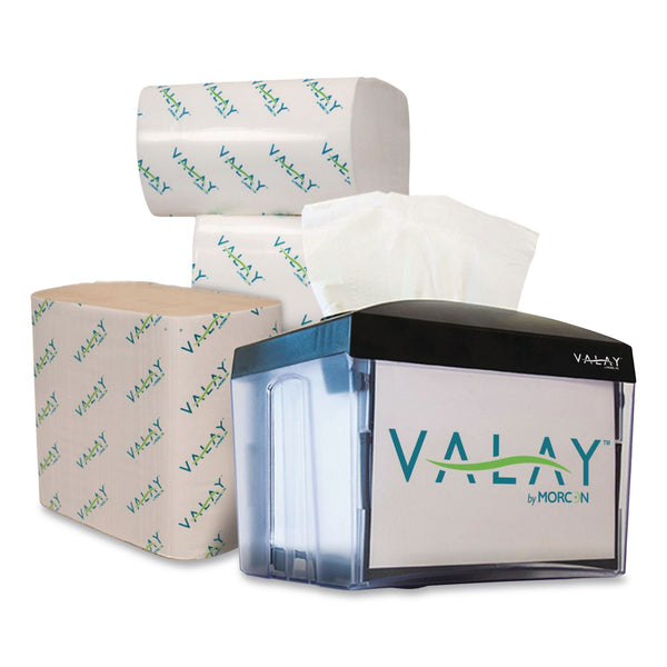 Morcon Tissue Valay Table Top Napkin Dispenser, 6 x 6.5 x 8, Black (MORNT222) Each