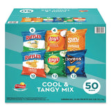 Frito-Lay Cool and Tangy Mix Variety Pack, Assorted Flavors, 1 oz Bags, 50 Bags/Carton (GRR22002669) Case of 50