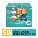 Frito-Lay Cool and Tangy Mix Variety Pack, Assorted Flavors, 1 oz Bags, 50 Bags/Carton (GRR22002669) Case of 50