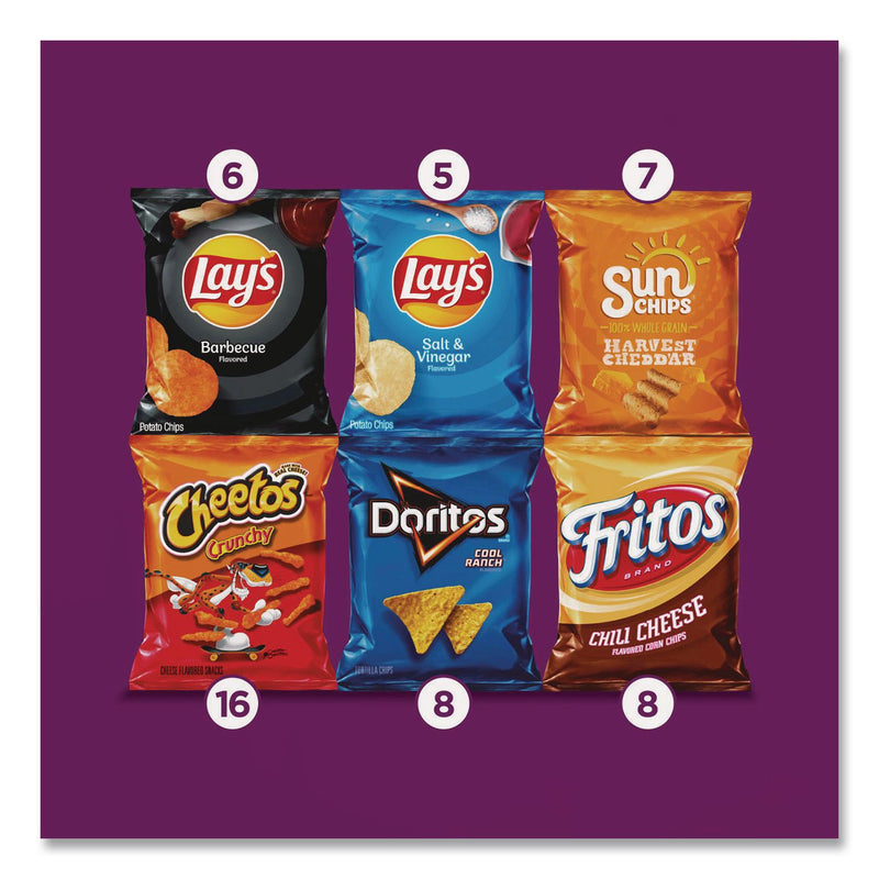 Frito-Lay Flavor Mix Variety Pack, Assorted Flavors, 1 oz Bag, 50 Bags/Carton (GRR22002671) Case of 50