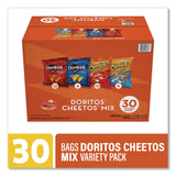 Frito-Lay Doritos and Cheetos Variety Pack, Assorted Flavors, Assorted Sizes, 30 Bags/Carton (GRR22002673) Case of 30