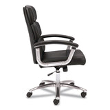 HON® HVL103 Executive High Back Chair, 18" to 21" Seat Height, Black Seat, Black Back, Chrome Base (BSXVL103SB11) Each