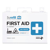 SUREFILL™ 25 Series All Purpose First Aid Kit, 180 Pieces, Metal Case (AOHAK25T) Each