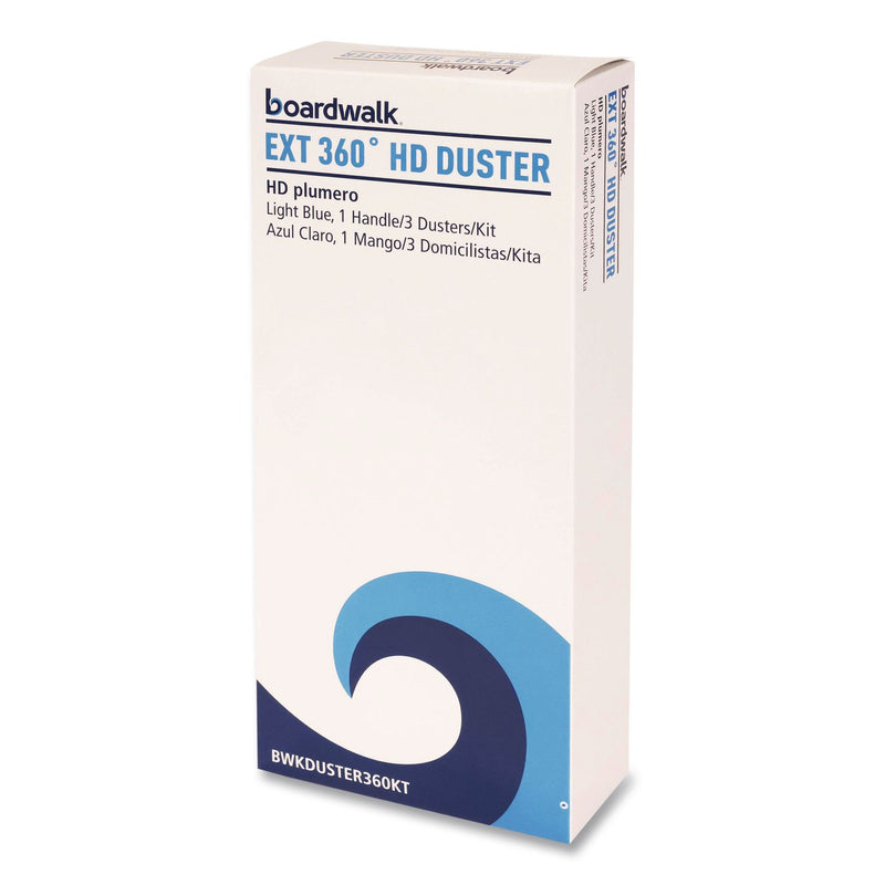 Boardwalk® Extension 360 HD Duster Kit, 18" to 36", (1) Handle and (3) Dusters/Kit, 6 Kits/Carton (BWKDUSTER360KT) Case of 6