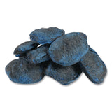 Boardwalk® Steel Wool Soap Pads, 3" x 2.5", Blue, 15 Pads/Box, 12 Boxes/Carton (BWKSTWLPAD) Case of 12