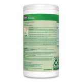 Clorox® CloroxPro EcoClean Disinfecting Wipes, 1-Ply, 7 x 8, Unscented, White, 3/Carton (CLO60787CT) Case of 3