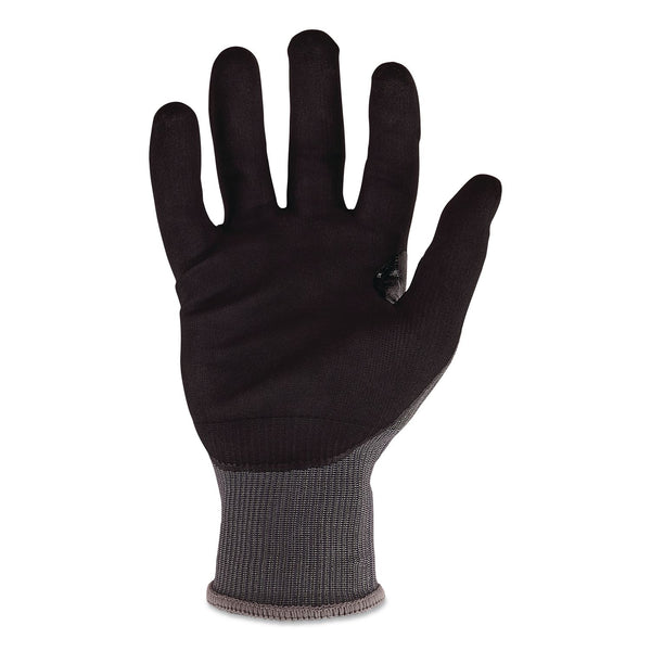 ergodyne® ProFlex 7043 ANSI A4 Nitrile Coated CR Gloves, EN388: 4X42D, 10" Long, XX-Small (5), Gray, Pair (EGO10520) 1 Pair