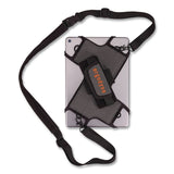 ergodyne® Squids 5549 Tablet Holder with Detachable Shoulder Strap, Fits Devices 9" to 12", 10.5" x 0.5" x 10", Gray (EGO19140) Each