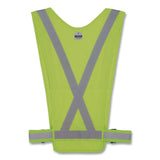 ergodyne® GloWear 8045X Hi-Vis Safety Vest, Polyester, One Size, Lime (EGO20090) Each