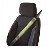 ergodyne® GloWear 8105 Hi-Vis Seat Belt Cover, 2.17" x 16.54", Lime (EGO29034) Each