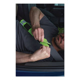 ergodyne® GloWear 8105 Hi-Vis Seat Belt Cover, 2.17" x 16.54", Lime (EGO29034) Each
