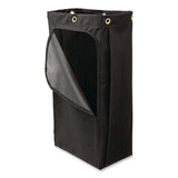 Rubbermaid® Commercial Fabric Cleaning Cart Bag for Rubbermaid Commercial Housekeeping and Janitorial Carts, 30 gal, 10.5 x 16.8 x 33, Black, 4/CT (RCP2202530) Case of 4