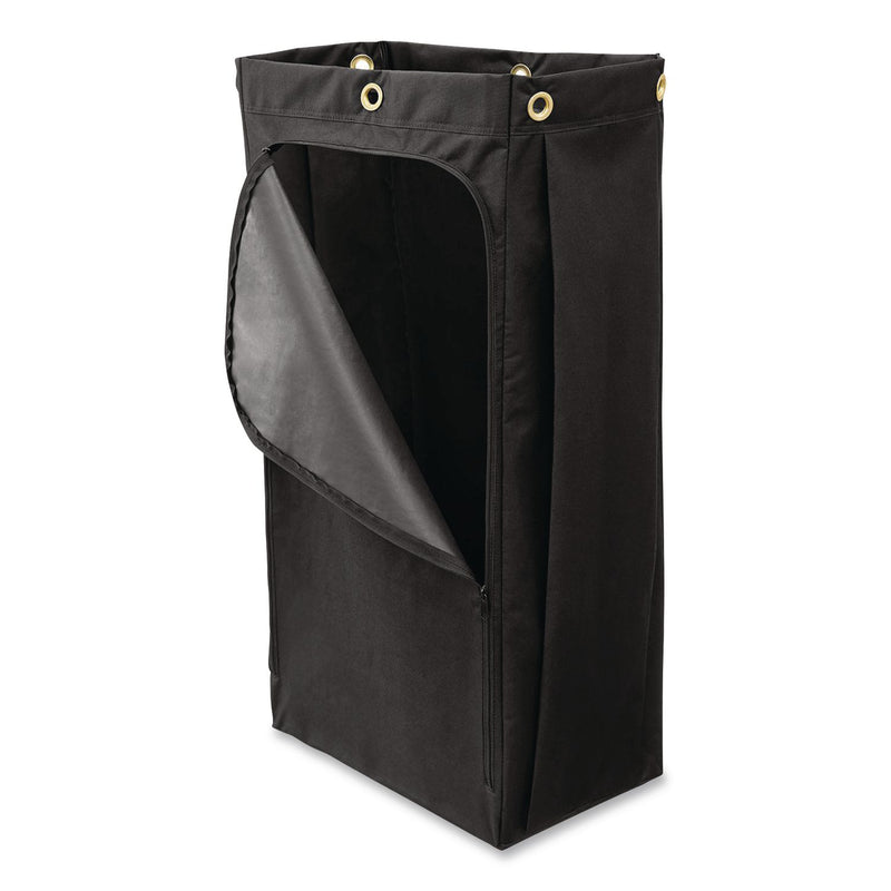 Rubbermaid® Commercial Fabric Cleaning Cart Bag for Rubbermaid Commercial Housekeeping and Janitorial Carts, 30 gal, 10.5 x 16.8 x 33, Black, 4/CT (RCP2202530) Case of 4
