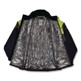 ergodyne® N-Ferno 6464 Insulated Freezer Jacket with AmpliFIRE Heat Reflective Lining, Small, Navy (EGO41132) Each