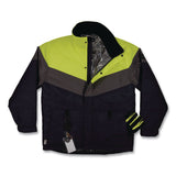 ergodyne® N-Ferno 6464 Insulated Freezer Jacket with AmpliFIRE Heat Reflective Lining, Medium, Navy (EGO41133) Each
