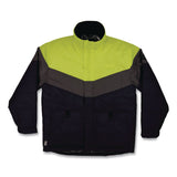 ergodyne® N-Ferno 6464 Insulated Freezer Jacket with AmpliFIRE Heat Reflective Lining, Large, Navy (EGO41134) Each