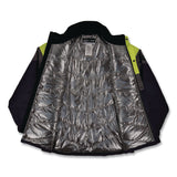 ergodyne® N-Ferno 6464 Insulated Freezer Jacket with AmpliFIRE Heat Reflective Lining, 2X-Large, Navy (EGO41136) Each