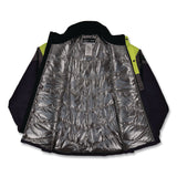 ergodyne® N-Ferno 6464 Insulated Freezer Jacket with AmpliFIRE Heat Reflective Lining, 3X-Large, Navy (EGO41137) Each