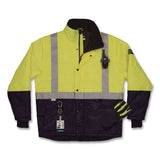 ergodyne® N-Ferno 6478 Class 2 Hi-Vis Freezer Jacket, Medium, Lime (EGO41273) Each