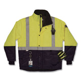 ergodyne® N-Ferno 6478 Class 2 Hi-Vis Freezer Jacket, 4X-Large, Lime (EGO41278) Each