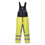 ergodyne® N-Ferno 6479 Hi-Vis Freezer Bib Overalls, Small, Lime (EGO41282) Each