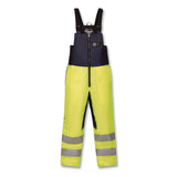 ergodyne® N-Ferno 6479 Hi-Vis Freezer Bib Overalls, 5X-Large, Lime (EGO41289) Each