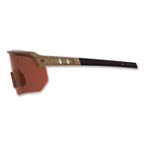 ergodyne® Skullerz AEGIR Color Enhancing Safety Glasses, Matte Desert Nylon Frame, High Contrast Bronze Polycarbonate Lens (EGO55200) Each