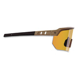 ergodyne® Skullerz AEGIR Color Enhancing Safety Glasses with Mirrored Lenses, Matte Desert Nylon Frame, High Contrast Yellow Lens (EGO55212) Each