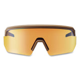 ergodyne® Skullerz AEGIR Color Enhancing Anti-Scratch and Enhanced Anti-Fog Safety Glasses with Mirror Lens, Matte Desert Frame, Yellow (EGO55232) Each