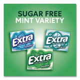Wrigley's® Extra Mint Variety Sugar-Free Gum, Peppermint/Polar Ice/Spearmint, 15 Sticks/Pack, 18 Packs/Carton (GRR22002643) Case of 18