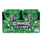 ICE BREAKERS Ice Cubes Spearmint Sugar-Free Gum, Spearmint, 40 Cubes/Bottle, 4 Bottles/Carton (GRR22002651) Case of 4