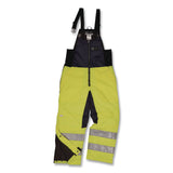 ergodyne® N-Ferno 6479 Hi-Vis Freezer Bib Overalls, X-Small, Lime (EGO41281) Each