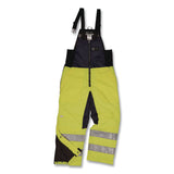 ergodyne® N-Ferno 6479 Hi-Vis Freezer Bib Overalls, Small, Lime (EGO41282) Each