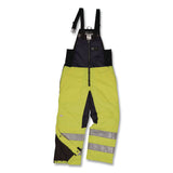 ergodyne® N-Ferno 6479 Hi-Vis Freezer Bib Overalls, Medium, Lime (EGO41283) Each