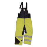 ergodyne® N-Ferno 6479 Hi-Vis Freezer Bib Overalls, 3X-Large, Lime (EGO41287) Each