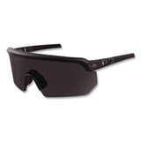 ergodyne® Skullerz AEGIR Color Enhancing Anti-Scratch and Enhanced Anti-Fog Safety Glasses, Matte Black Frame, High Contrast Smoke Lens (EGO55221) Each