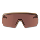 ergodyne® Skullerz AEGIR Color Enhancing Safety Glasses, Matte Desert Nylon Frame, High Contrast Bronze Polycarbonate Lens (EGO55200) Each