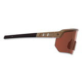 ergodyne® Skullerz AEGIR Color Enhancing Safety Glasses, Matte Desert Nylon Frame, High Contrast Bronze Polycarbonate Lens (EGO55200) Each