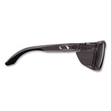 ergodyne® Skullerz SIXTEN Anti-Scratch/Enhanced Anti-Fog Safety Glasses with Side Shields, Translucent Smoke Polycarbonate Frame/Lens (EGO58211) Each