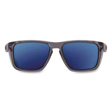 ergodyne® Skullerz SIXTEN Anti-Scratch/Enhanced Anti-Fog Safety Glasses w/Side Shield, Polarized Mirrored Lens, Translucent Smoke, Blue (EGO58240) Each