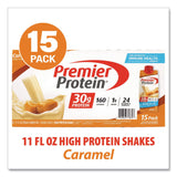 Premier Protein® Caramel Shake, 11 oz Bottle, 15/Carton (GRR22002616) Case of 15