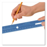 Westcott® Plastic Ruler, Standard/Metric, 12" Long, Randomly Assorted Colors (ACM10526) Each
